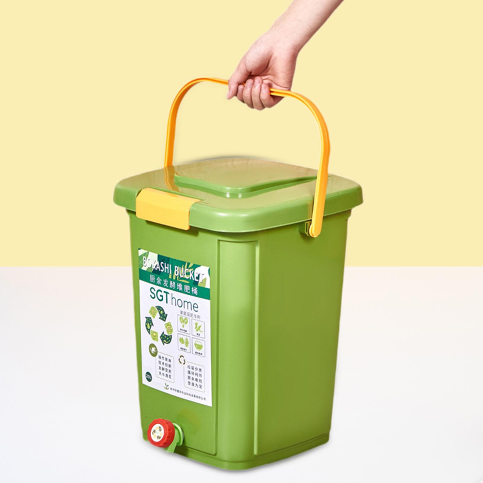 Compost Bin - Countertop Compost Bin Sealed Portable Fermentation