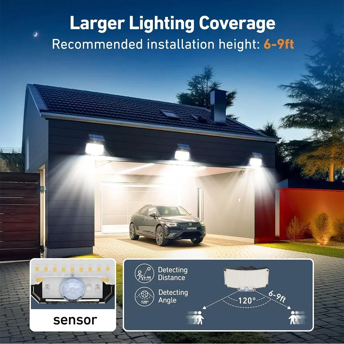 234LED Solar Outdoor Lights Mo - đánh giá và giá Solar Garden Light