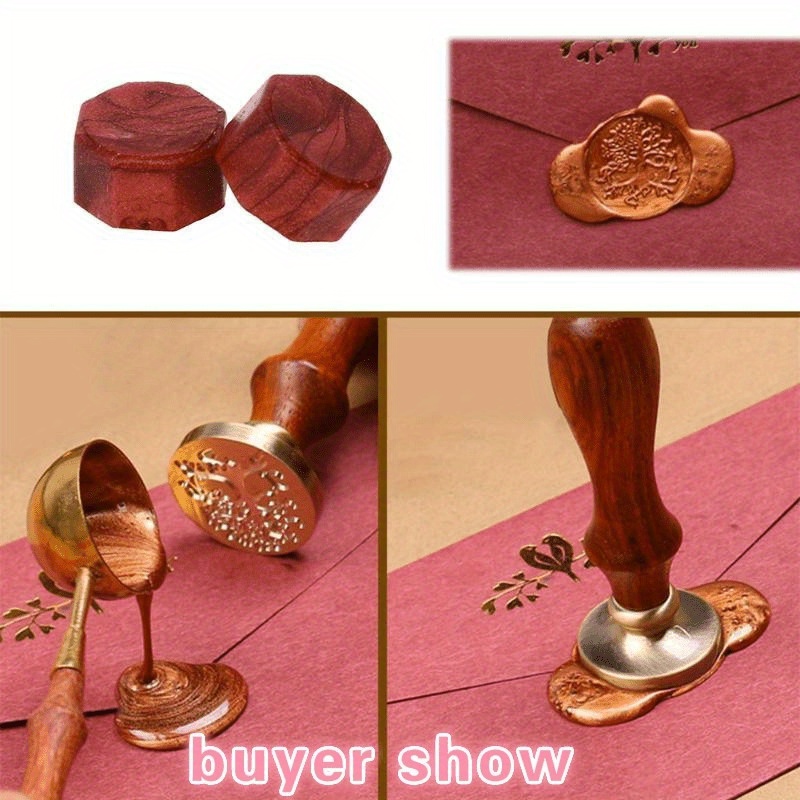 100Pc Retro Sealing Wax Octago - đánh giá và giá Beeswax Wrap
