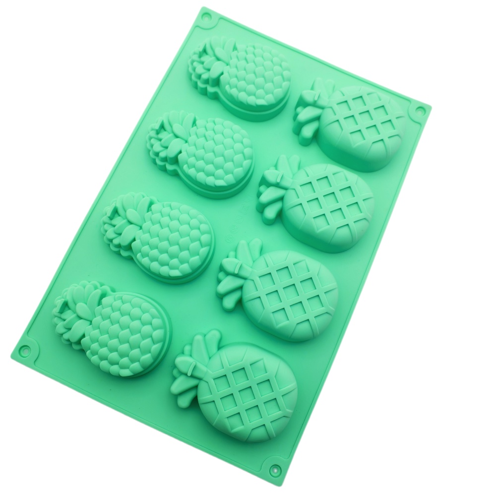 Pineapple Shape Silicone Cake  - đánh giá và giá Eco Soap