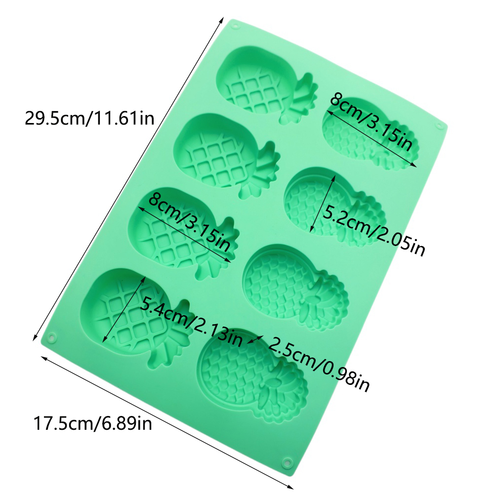 Pineapple Shape Silicone Cake  - đánh giá và giá Eco Soap