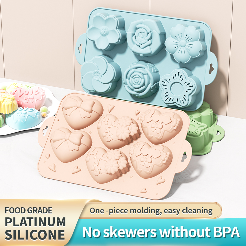 Silicone Soap Mold,Heart Flowe - đánh giá và giá Eco Soap